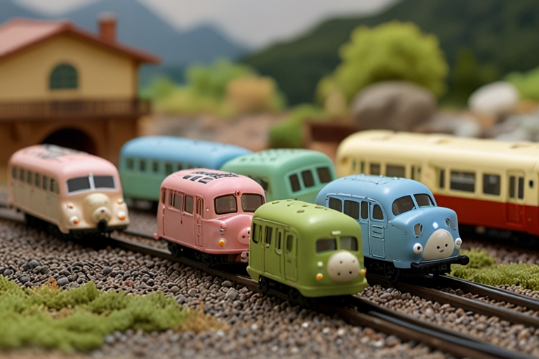 Sumikko Gurashi N Scale Trains