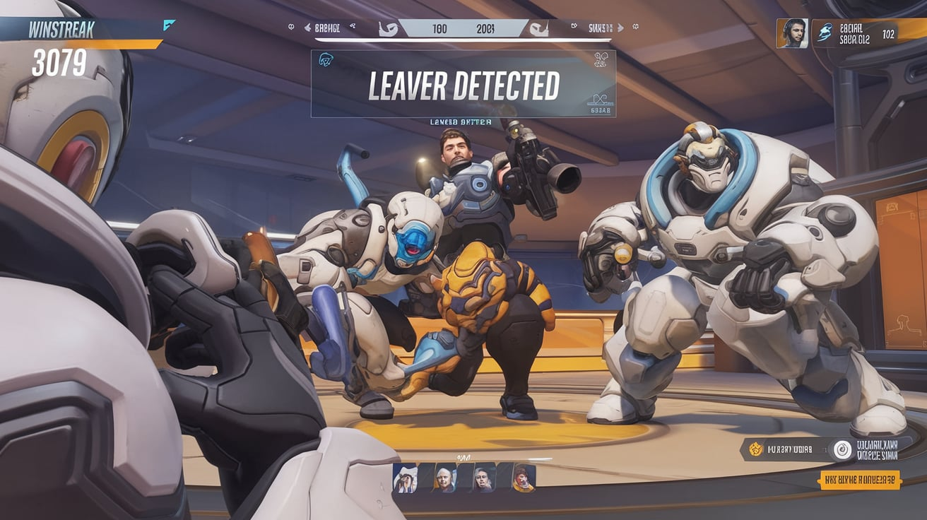 Do Lost Games With a Leaver Remove Winstreak Bonus OW2