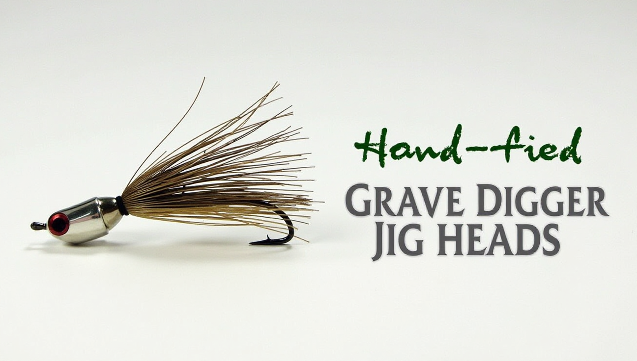Hand Tied Grave Digger Jig Heads For Sale
